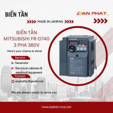 Biến tần Mitsubishi FR-D740 3 Pha 380V