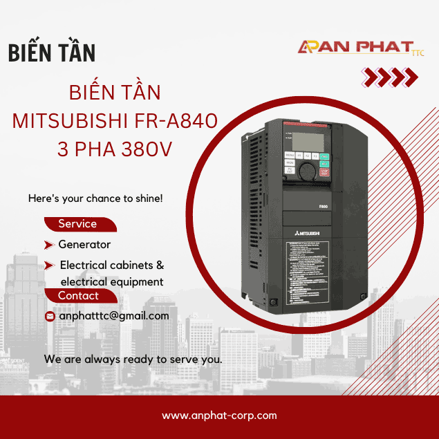 Biến tần Mitsubishi FR-A840 3 Pha 380V