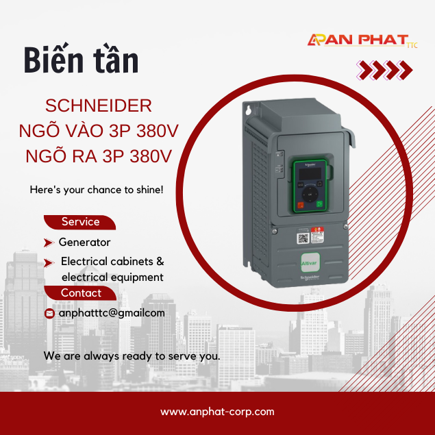 Biến tần Schneider ATV610 3 Pha 380V