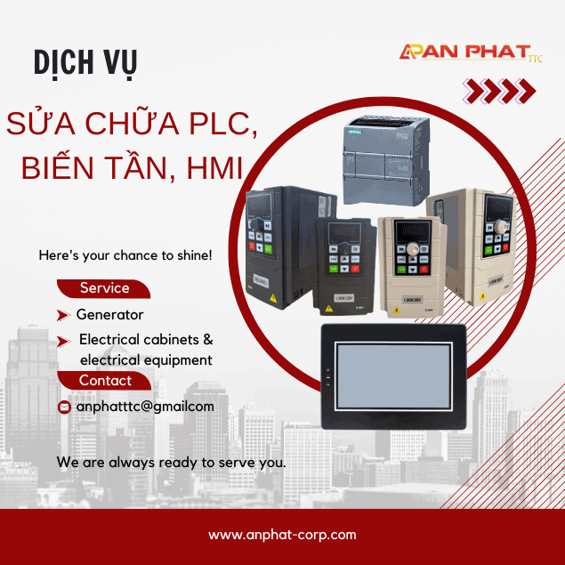 Dịch vụ sửa chữa PLC, Biến tần, HMI