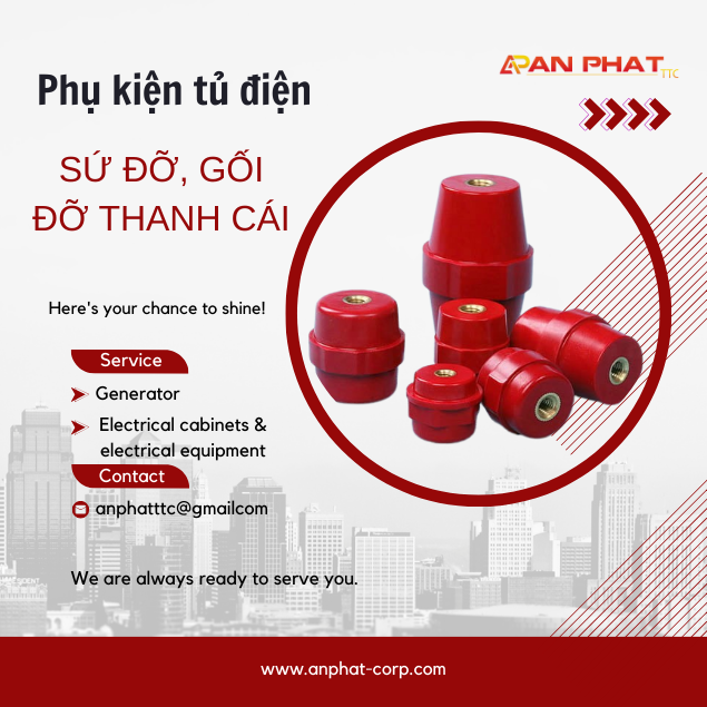 Sứ đỡ thanh cái tròn SM-25, SM-30, SM-35, SM-40, SM-51, SM-76