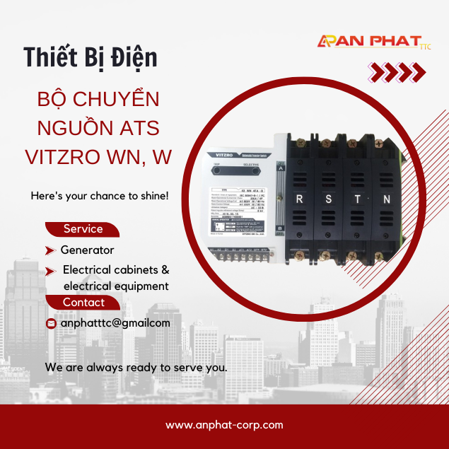 Bộ chuyển nguồn ATS Vitzro WN, W