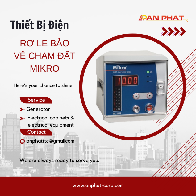 Rơ le bảo vệ chạm đất Mikro MK231A