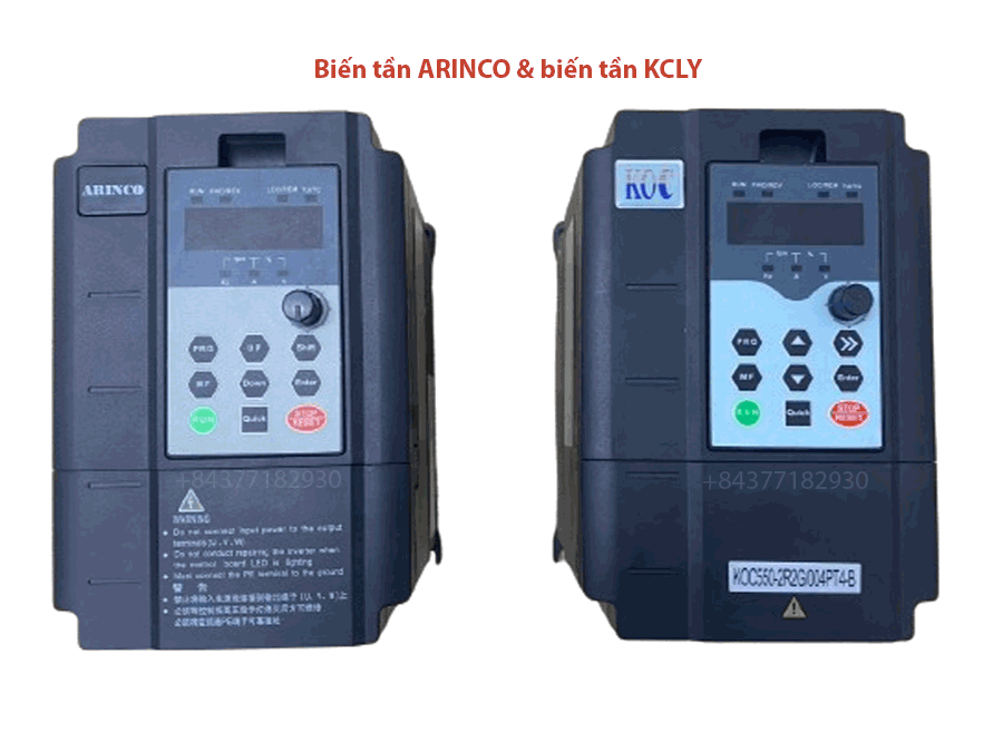 Biến tần KCLY và biến tần ARINCO có khác nhau không?