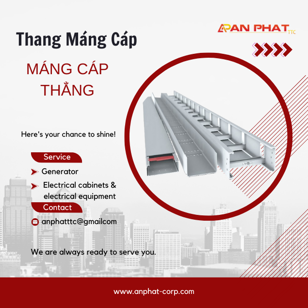 Máng cáp thẳng